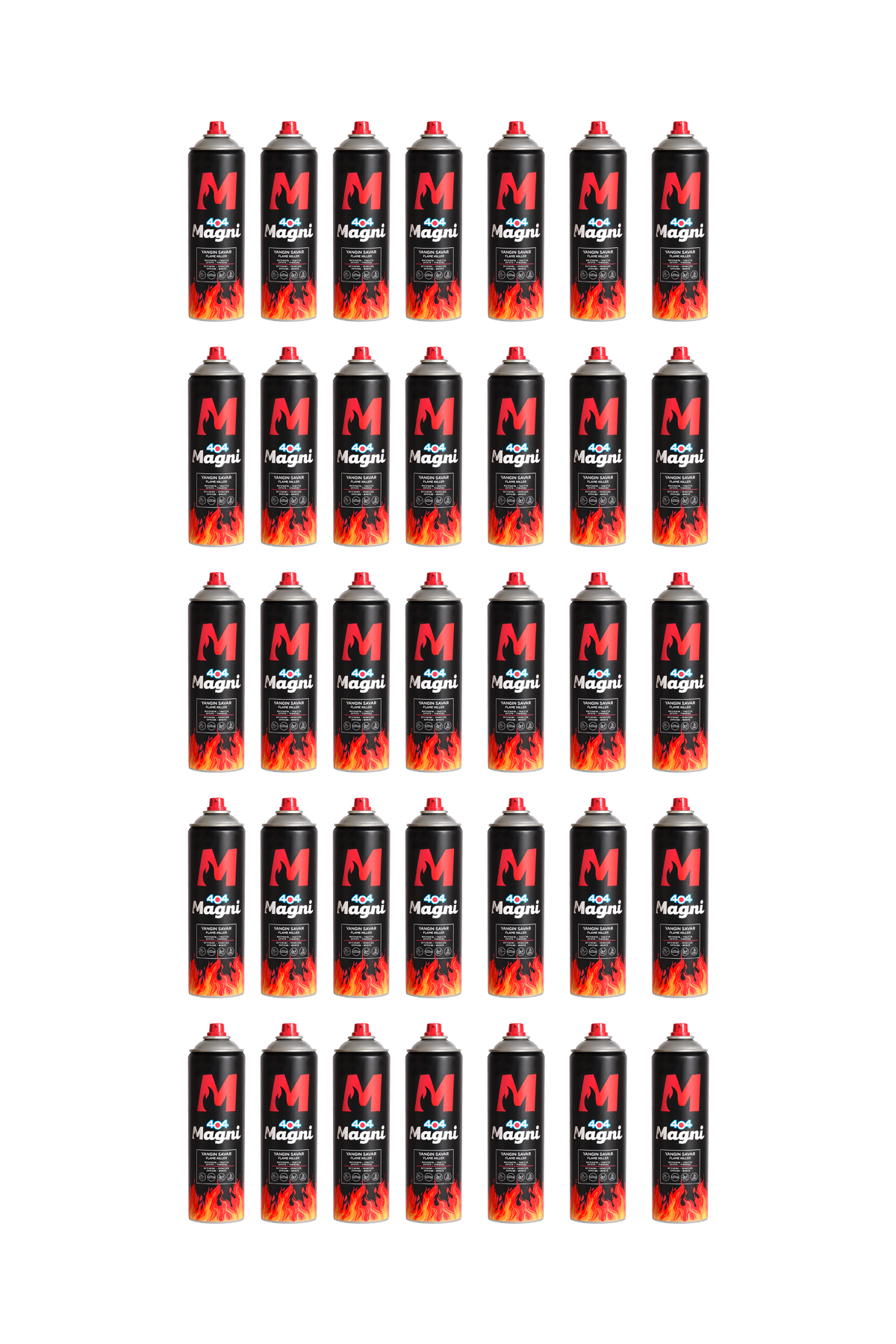 Yangın Söndürücü Sprey 500 ml 30lu