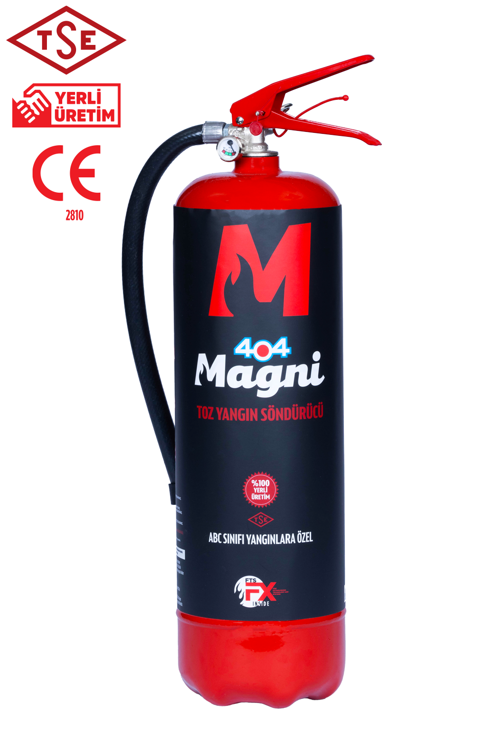 6 KG ABC Yangınlarına Özel Yangın Söndürme Tüpü