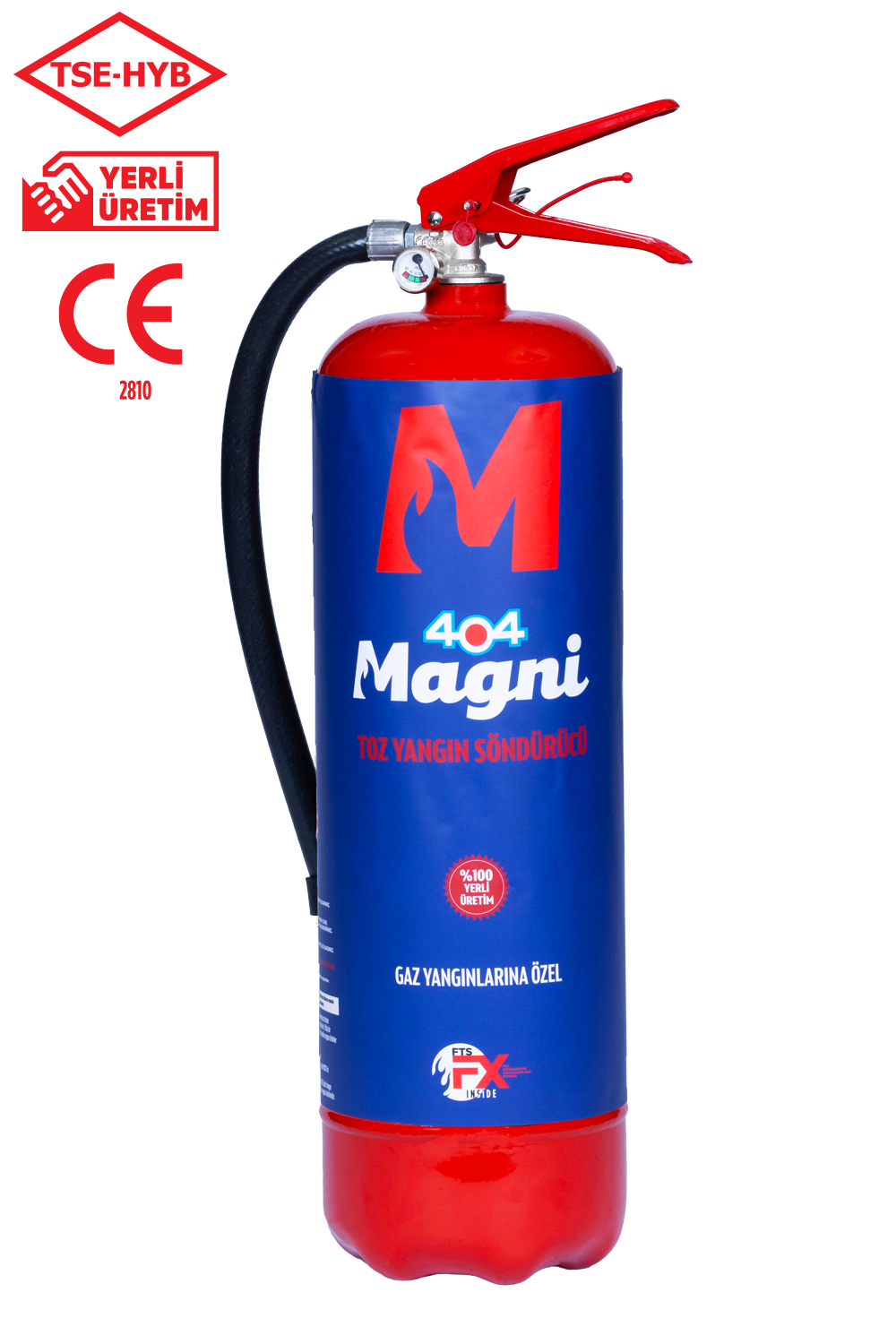 6 KG Gaz Yangınlarına Özel Yangın Söndürme Tüpü