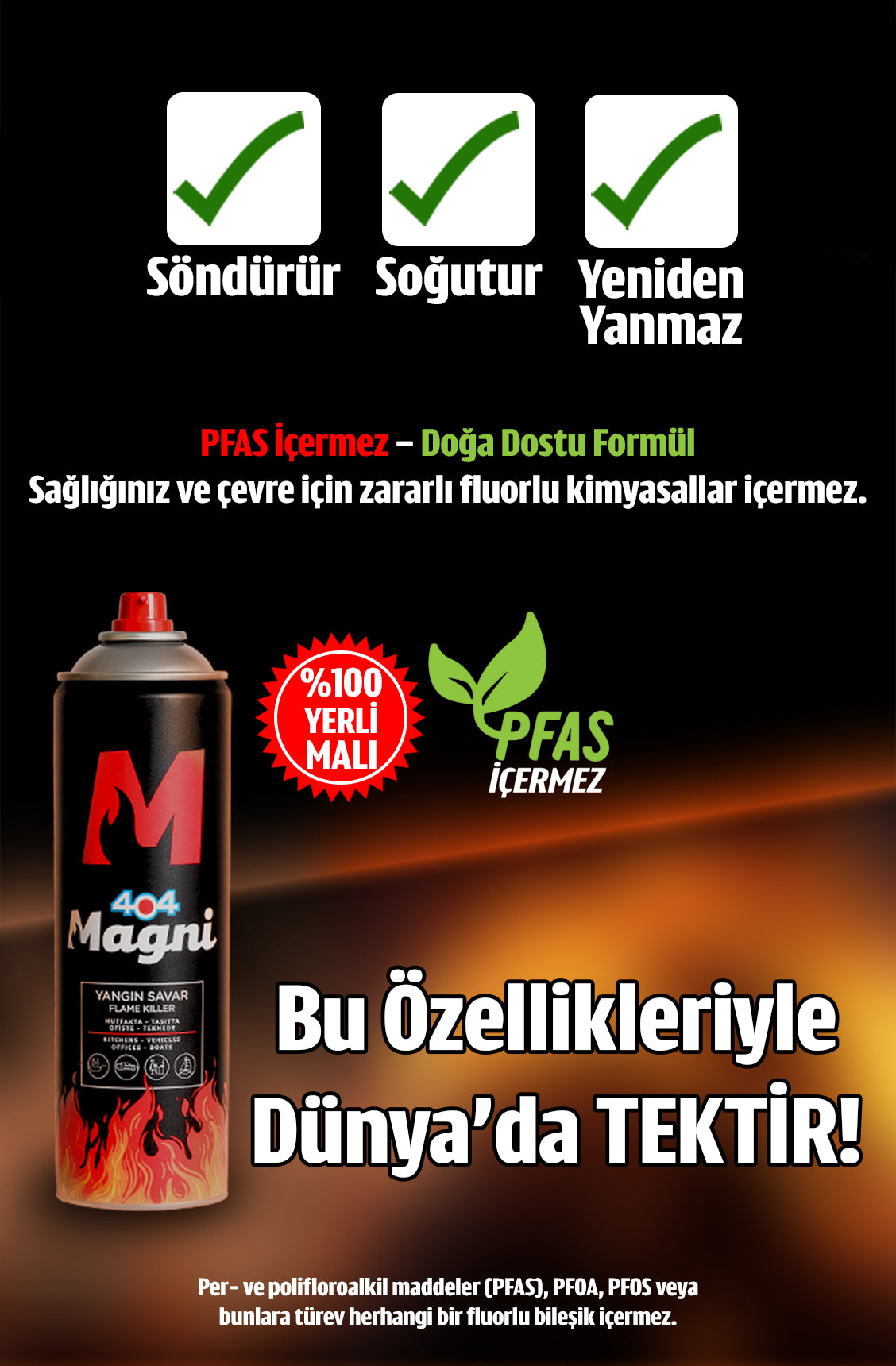 Yangın Söndürücü Sprey 500 ml