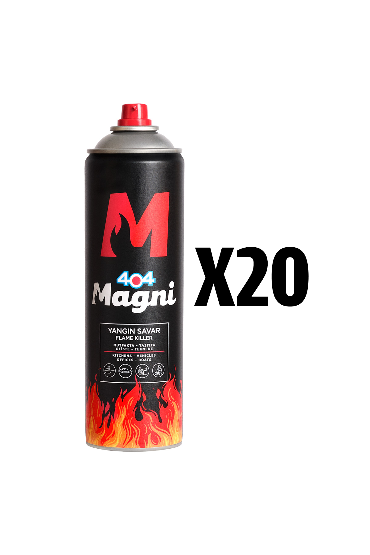 Yangın Söndürücü Sprey 500 ml 20li