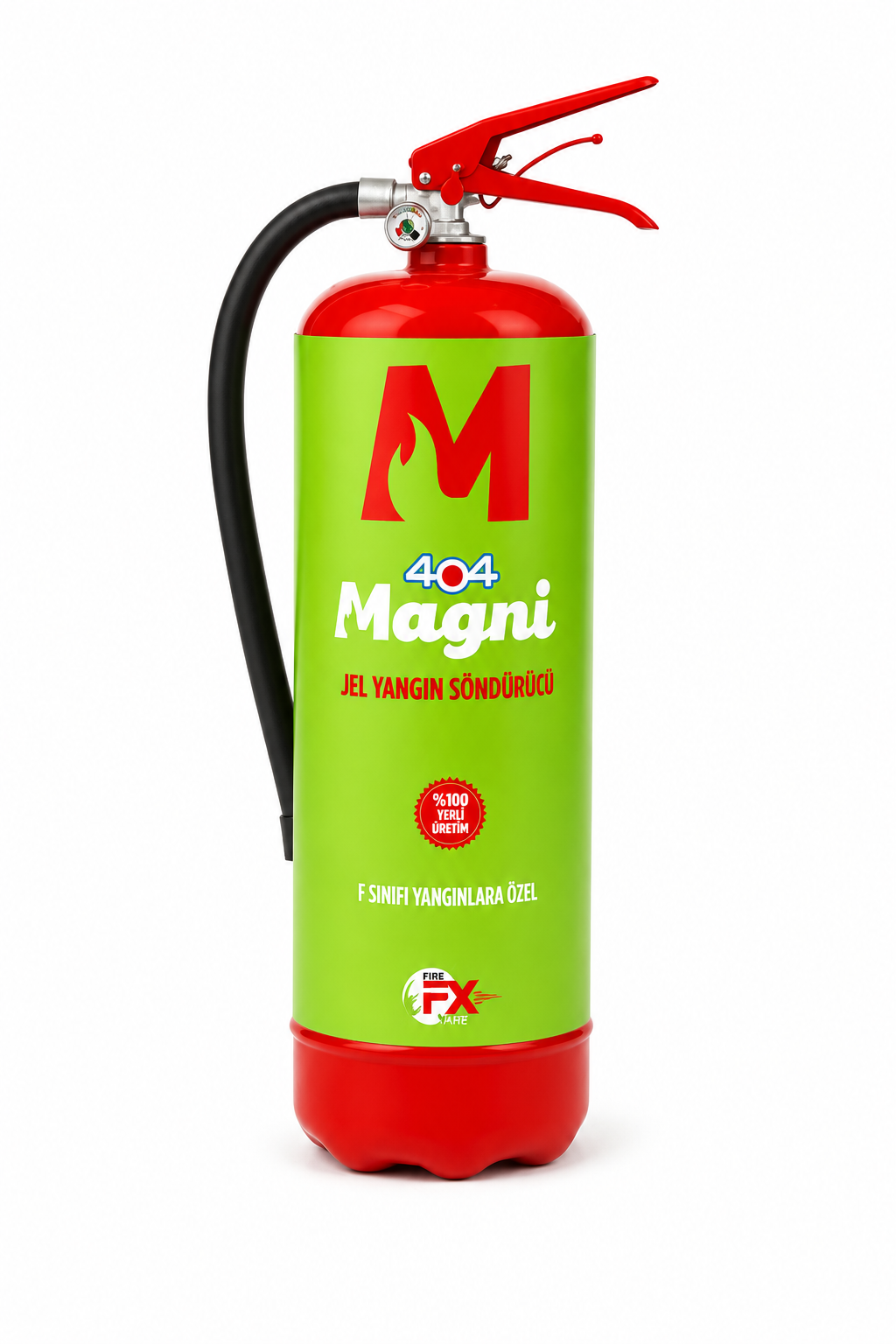 404 Magni 6L Jel Yangın Söndürücü Tüp Katı Sıvı ve Yağ Yangınları İçin